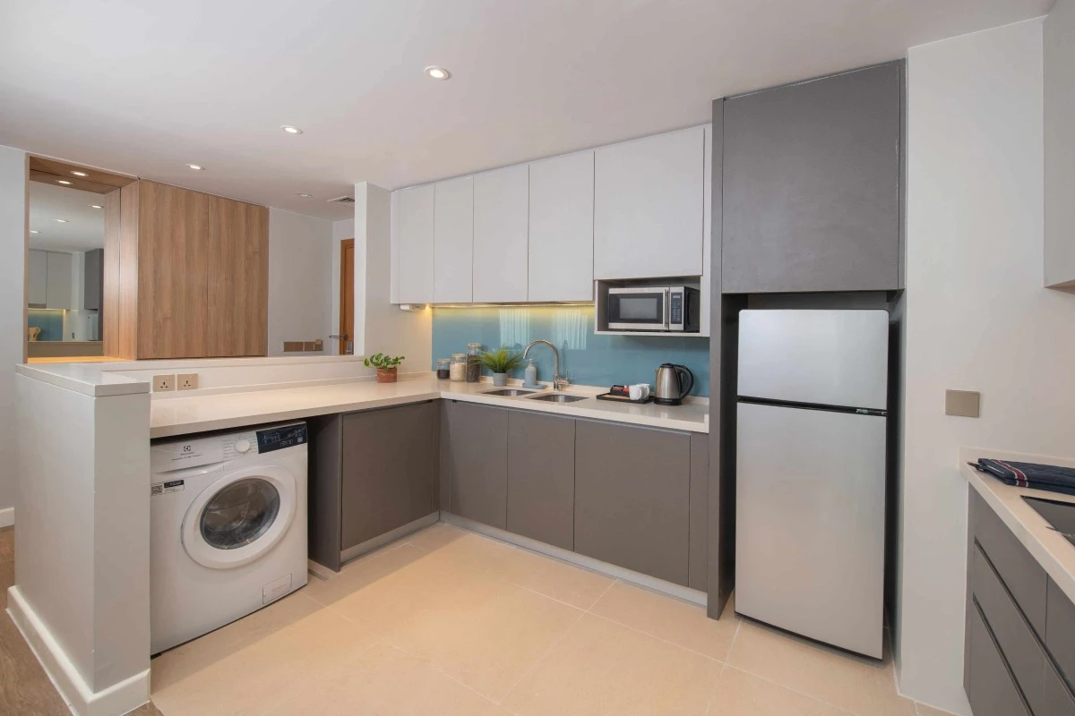 Three bedroom deluxe kitchen and laundry