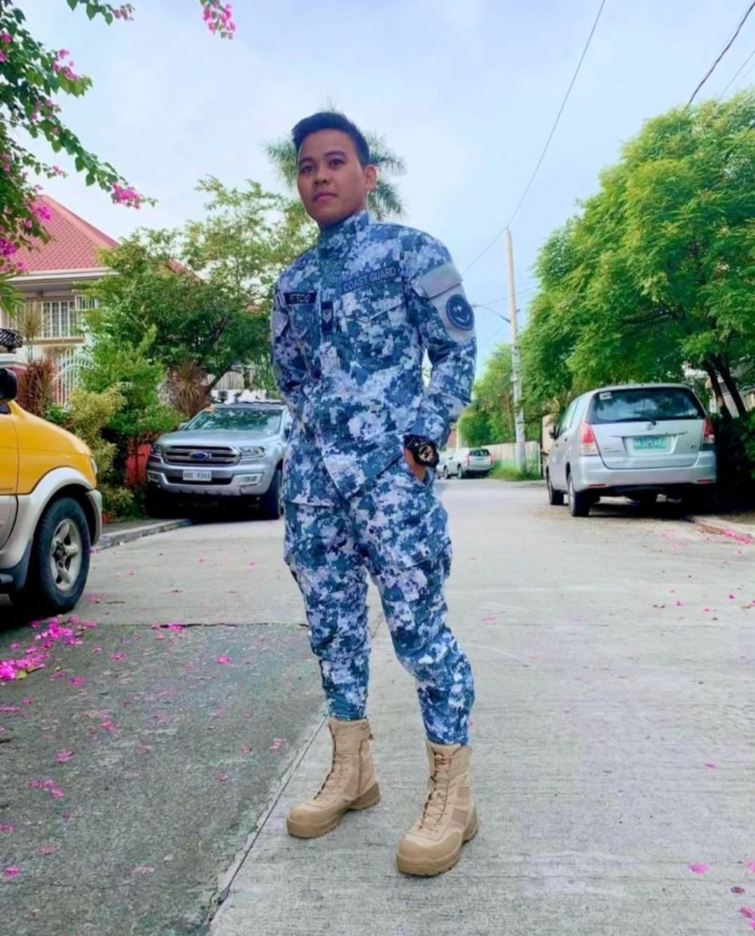 Nesthy's first job outside boxing with the Philippine Coast Guard