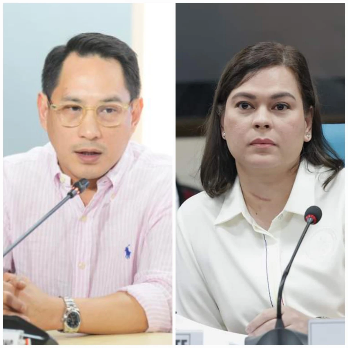 Lanao del Sur 1st district Rep. Zia Alonto Adiong (left), Vice President Sara Duterte (PPAB)