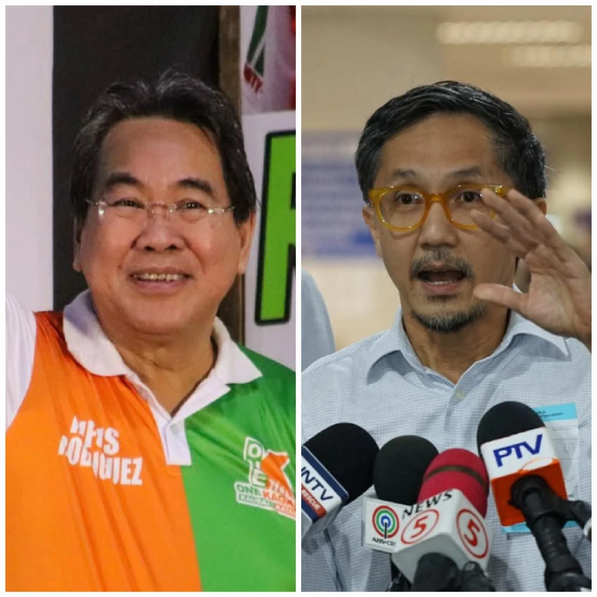 Cagayan de Oro City 2nd district Rep. Rufus Rodriguez (left), DOTr Secretary Vince Dizon (Facebook)