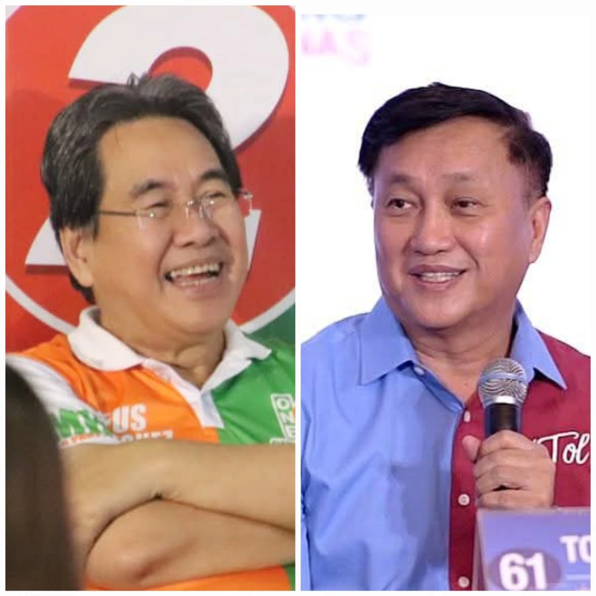 Cagayan de Oro City 2nd district Rep. Rufus Rodriguez (left), Senator Francis Tolentino (Facebook)