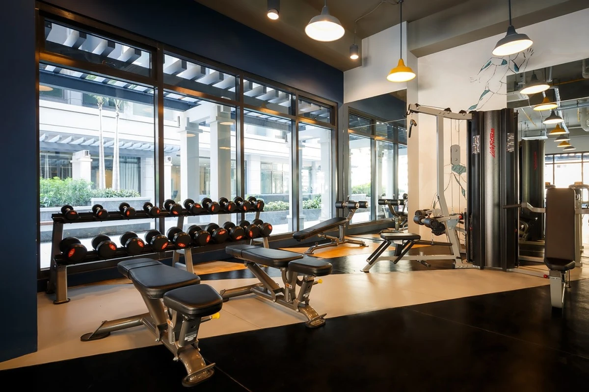 Fitness center of The Sapphire Bloc