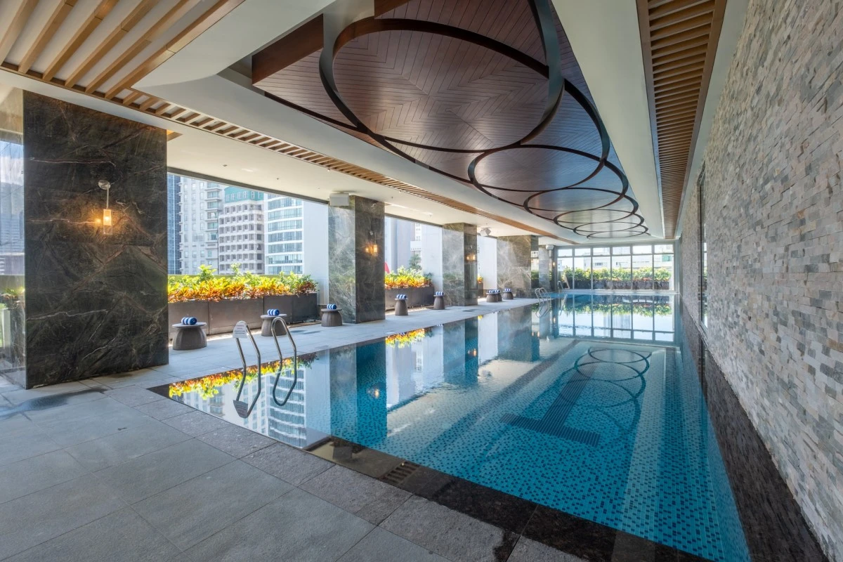 Indoor lap pool of The Residences at The Westin Manila