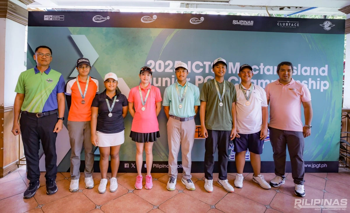 Winners with Lt. Col. Arnel Cachapero, PAF Administrator, MISC, and ICTSI Public Relations head Ronnel Javier

