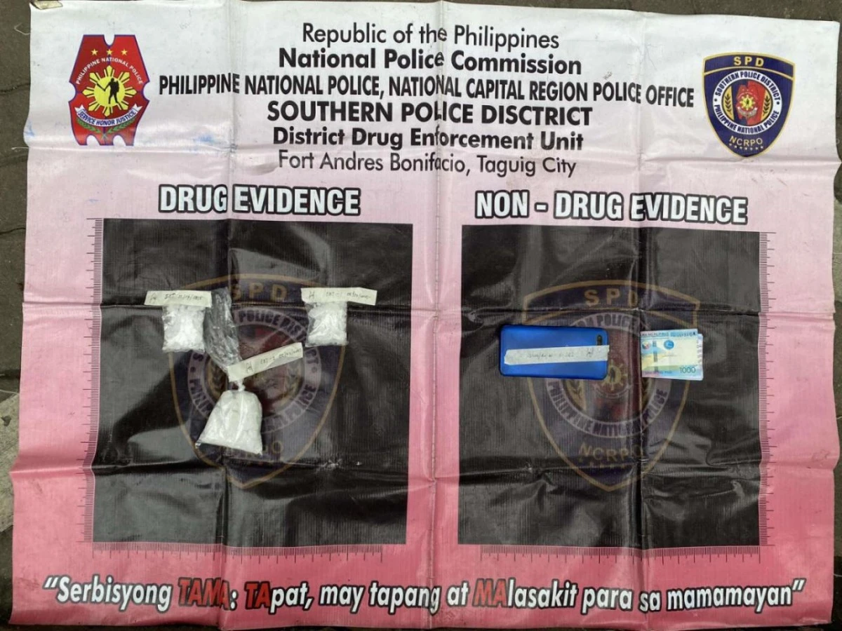 The confiscated pieces of evidence (Photo from SPD)