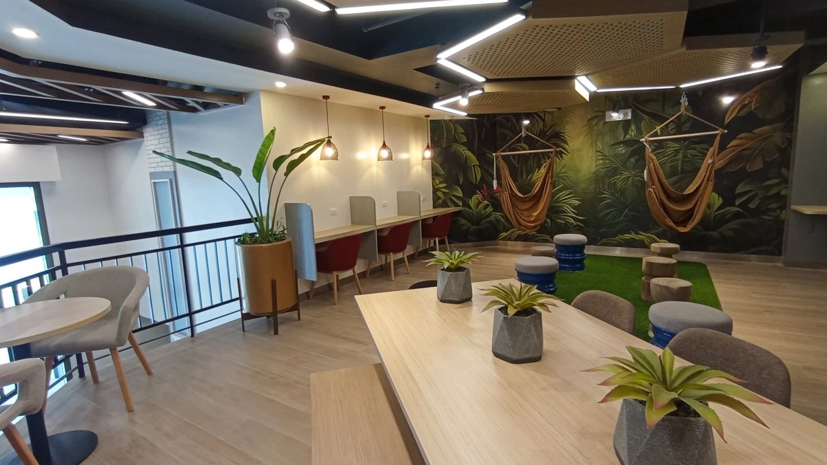 More lounge areas in the residential condominium lobby