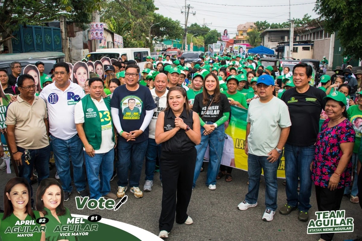 Vice Mayor April Aguilar running for Las Pinas mayor with Tatak Nene Aguilar Team (Photo taken from FB page of Vice Mayor April Aguilar)