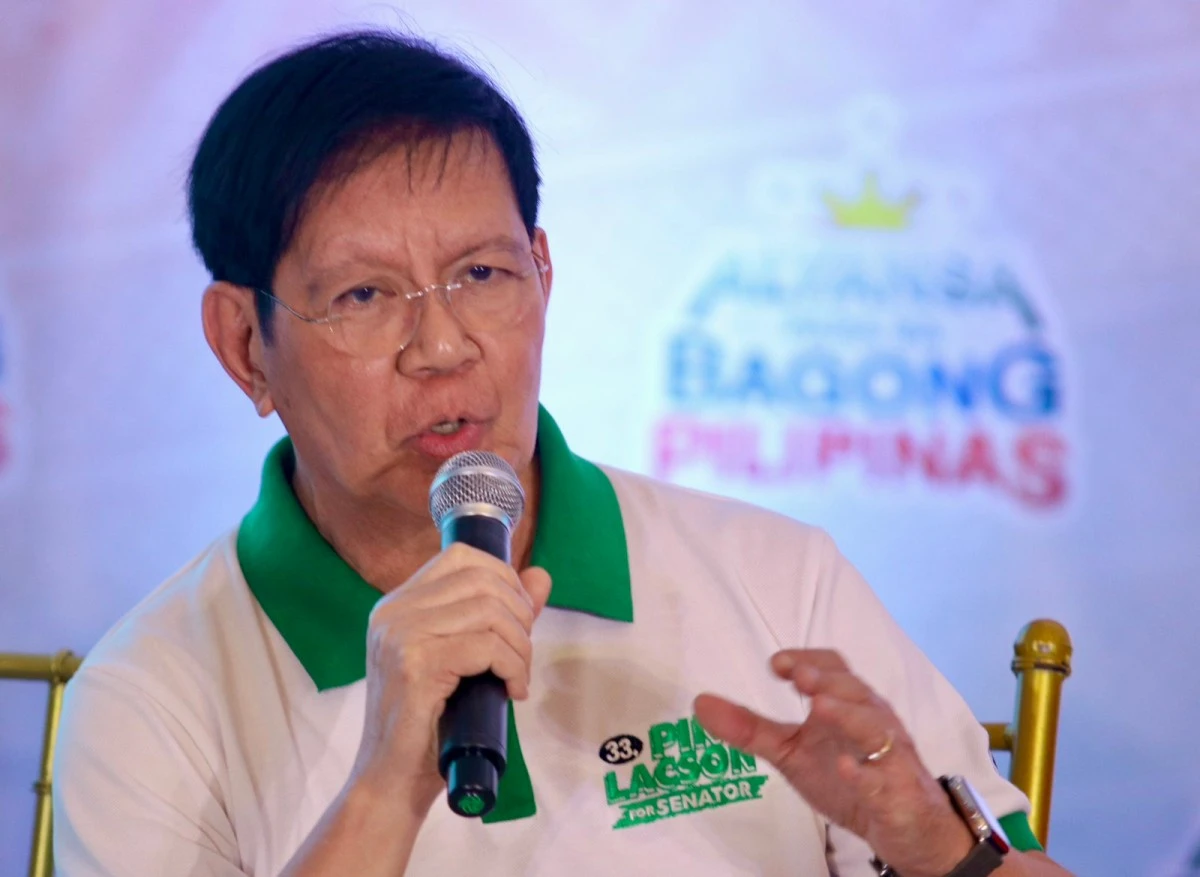Panfilo "Ping" Lacson (Mark Balmores/ MANILA BULLETIN)