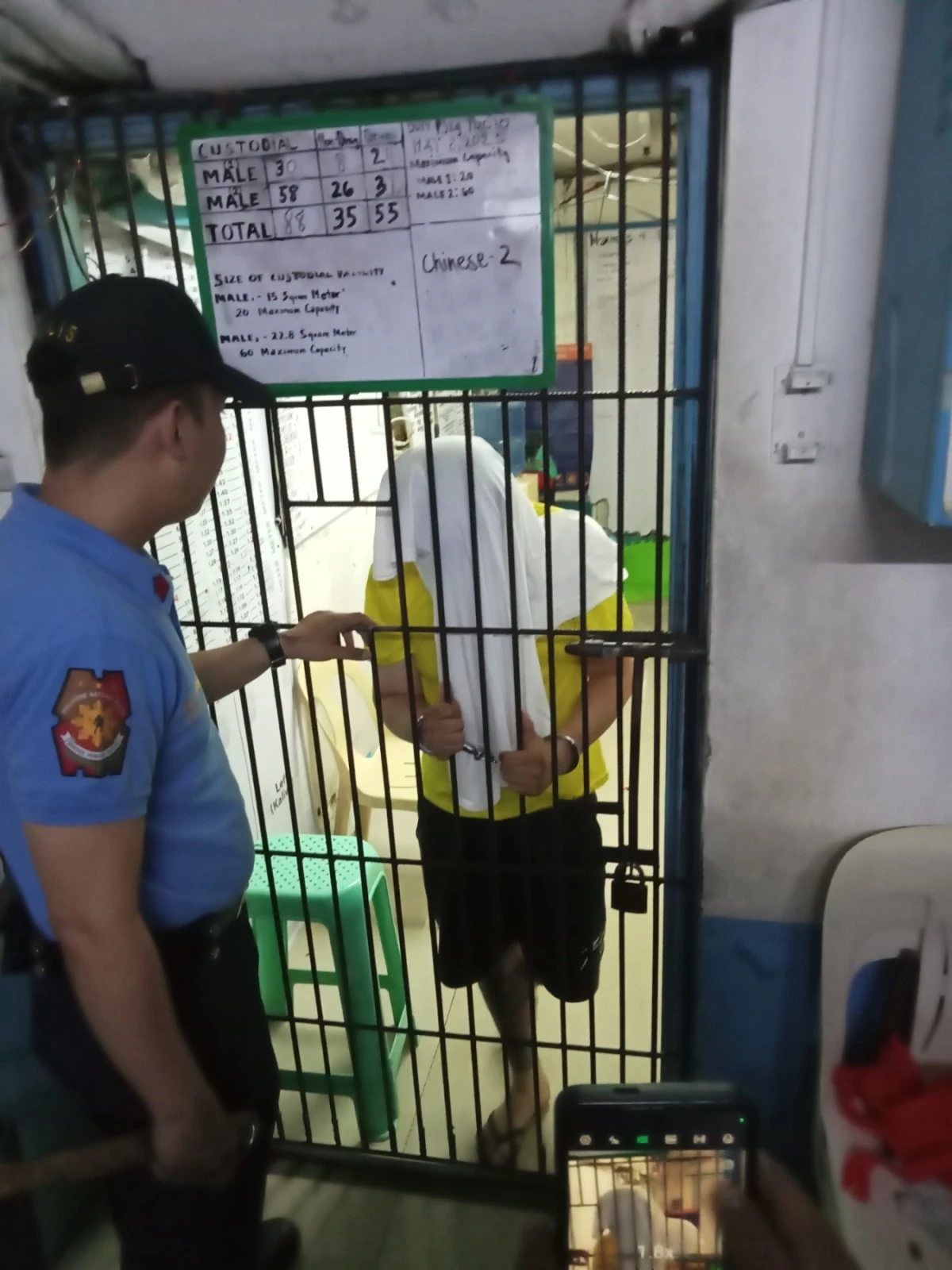 The arrested suspect (Photo from Pasay City Police)