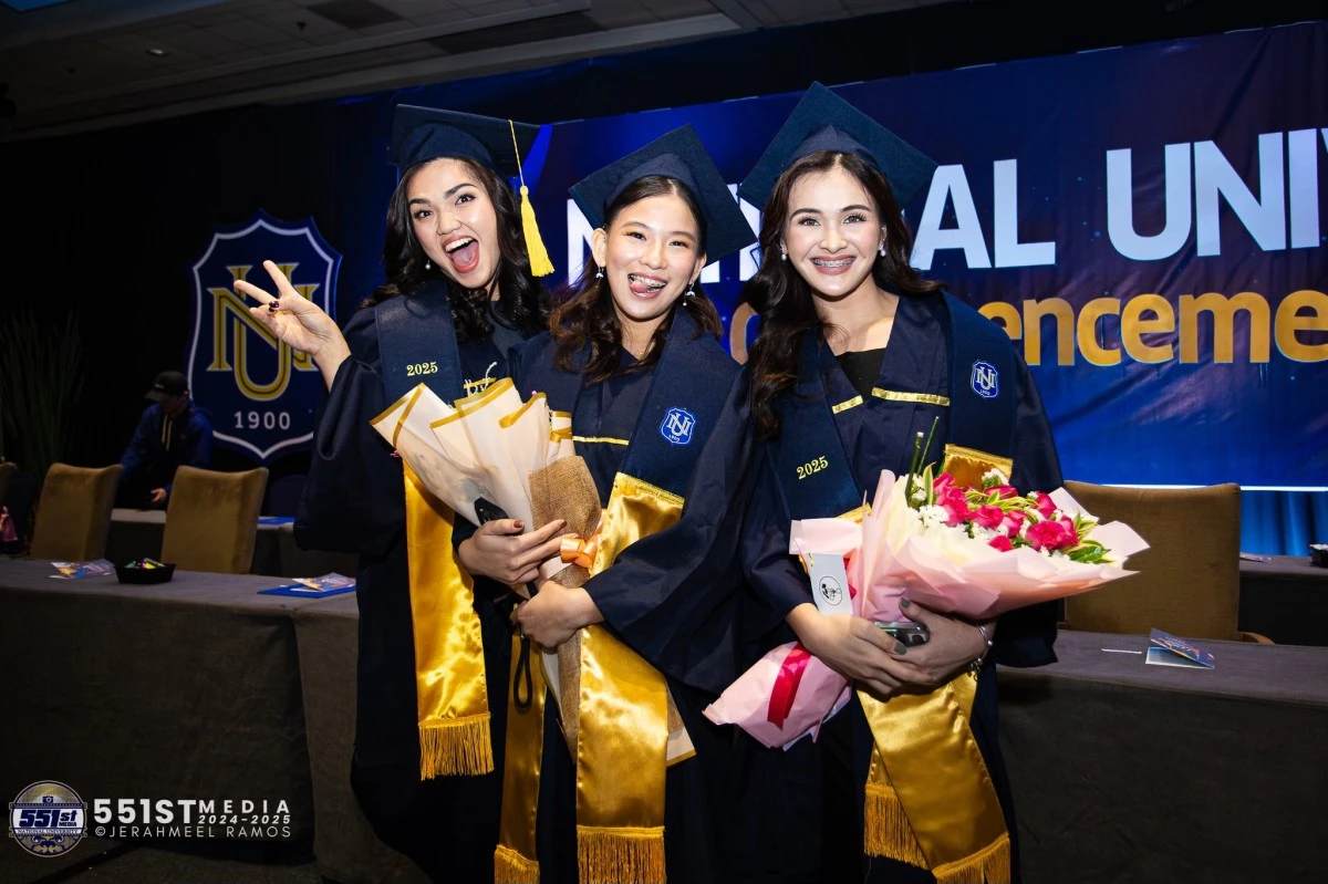 NU Lady Bulldogs' Sheena Toring, from left, Erin Pangilinan, and Bella Belen (551st Media)
