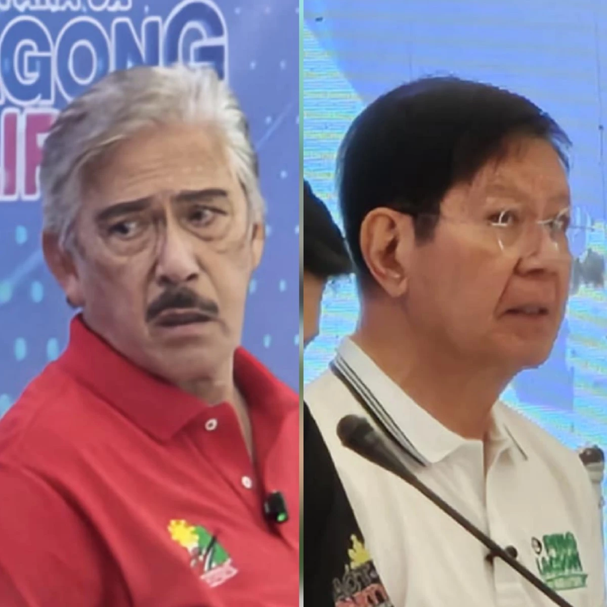 Vicente "Tito" Sotto III (left) Panfilo "Ping" Lacson (Ellson Quismorio/ MANILA BULLETIN)