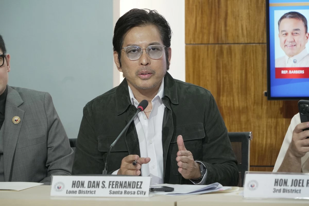 Santa Rosa City lone district Rep. Dan Fernandez (PPAB)