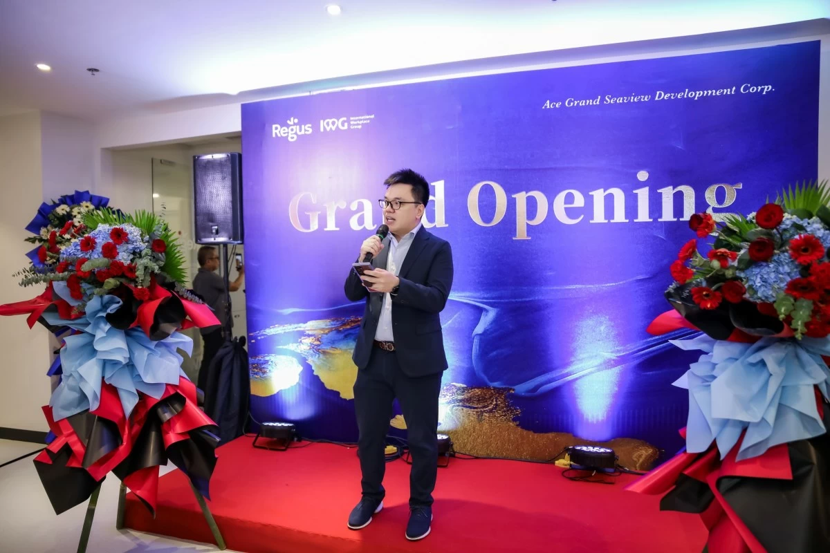 IWG Philippines Director Alfonso Siy, Jr. shared the optimism for the robust growth and demand for state-of-the-art flexible workspace with the launch of Regus Victoria de Makati.