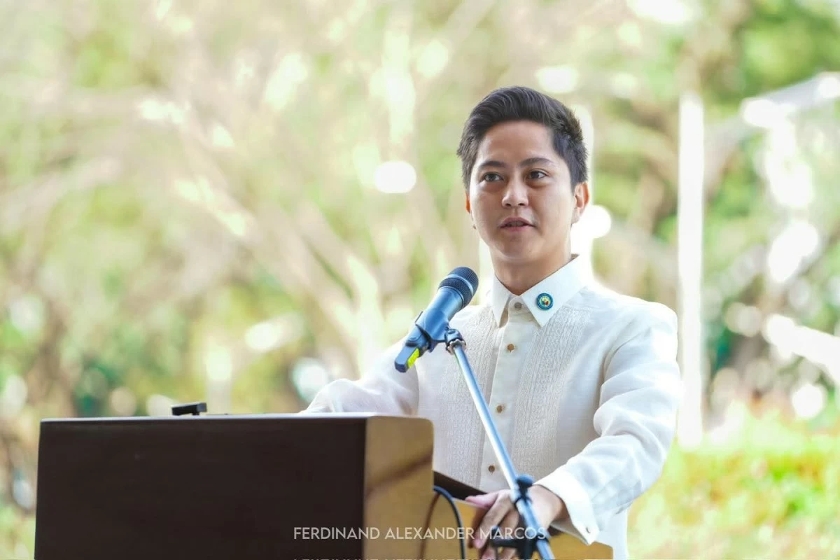 Ilocos Norte 1st district Rep. Sandro Marcos (Facebook)