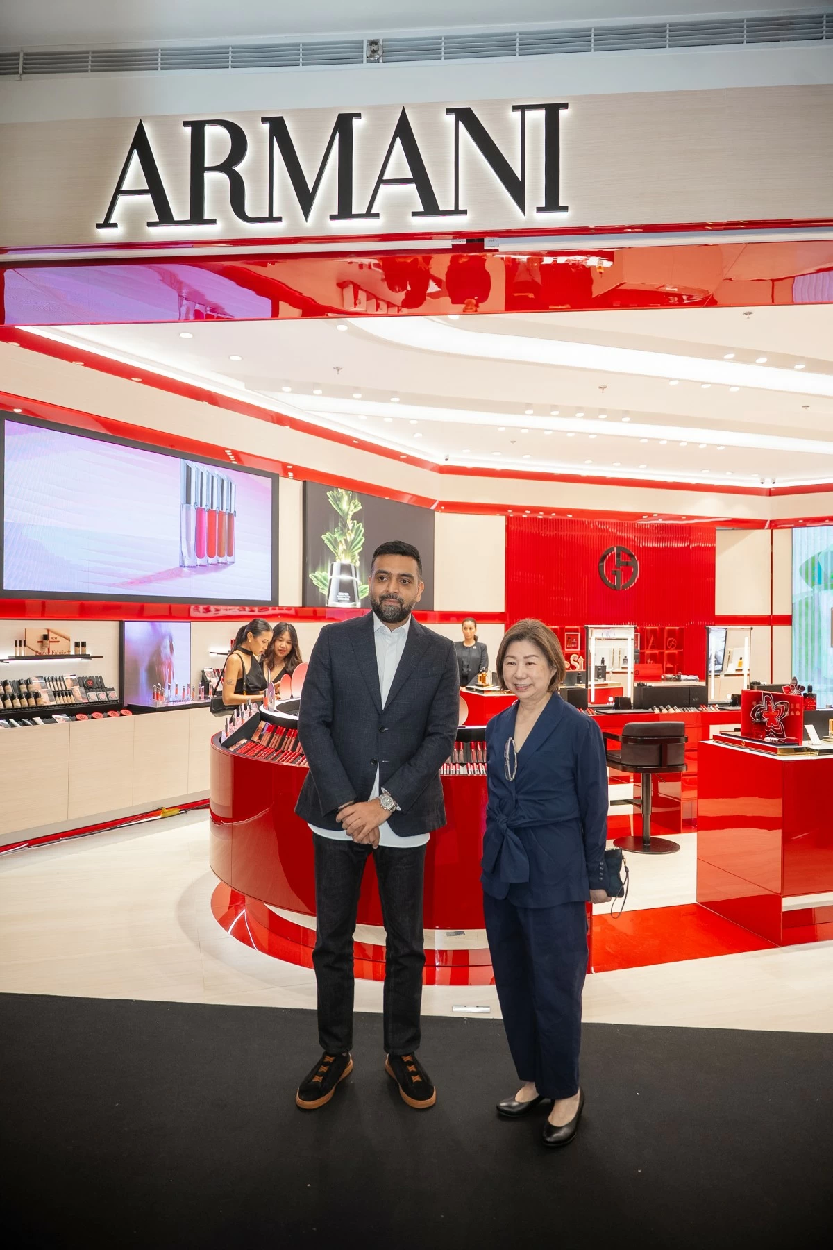 Ken Jeswani and Teresita Sy-Coson