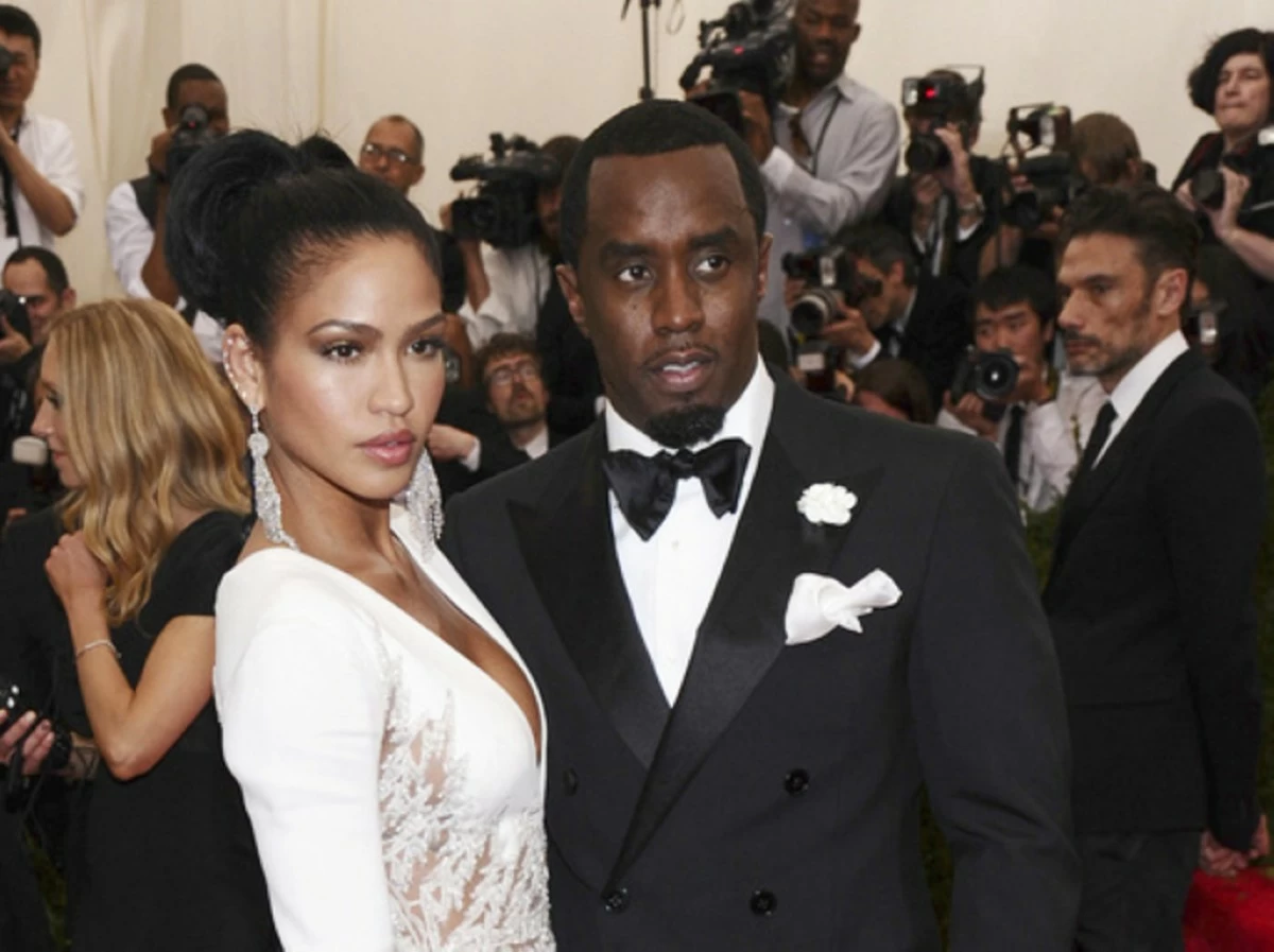 FILE - Cassie Ventura, left, and Sean "Diddy" Combs appear at The Metropolitan Museum of Art's Costume Institute benefit gala celebrating "China: Through the Looking Glass" in New York on May 4, 2015. (Photo by Charles Sykes/Invision/AP, File)