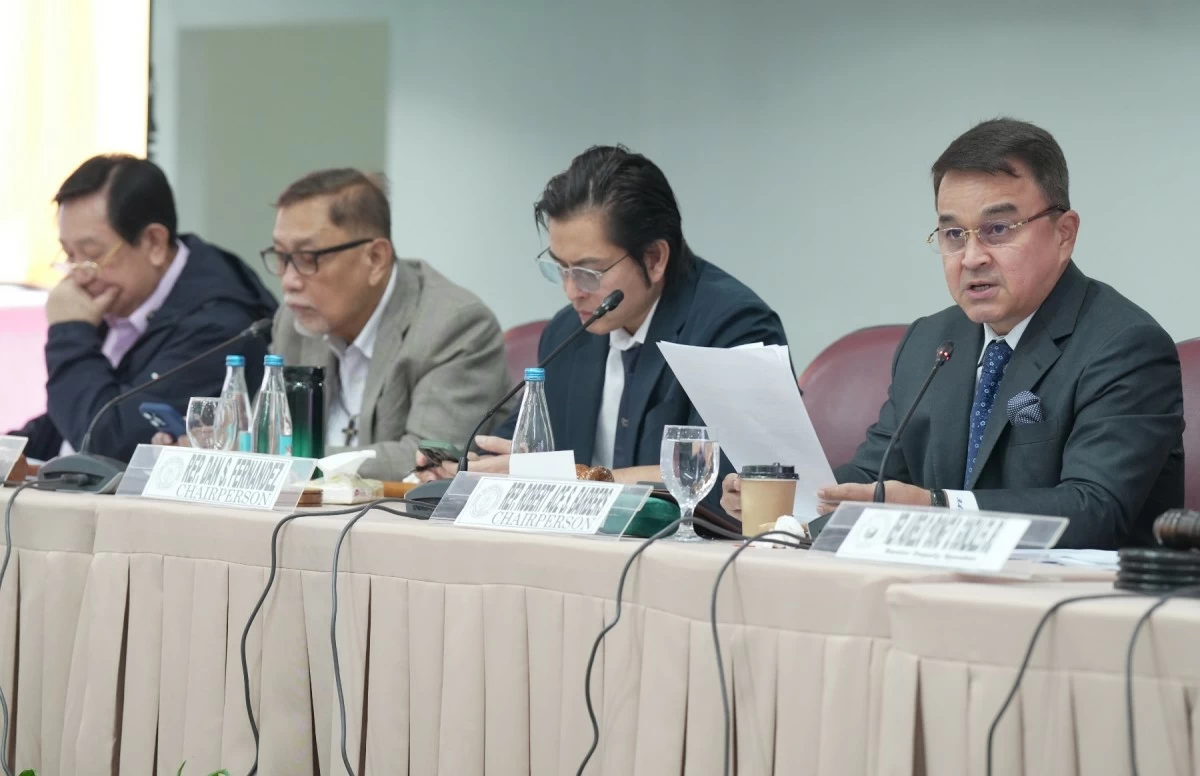 From left to right: Antipolo City 2nd district Rep. Romeo Acop, Manila 6th district Rep. Bienvenido "Benny" Abante, Santa Rosa City lone district Rep. Dan Fernandez, Surigao del Norte 2nd district Rep. Robert Ace Barbers (PPAB)