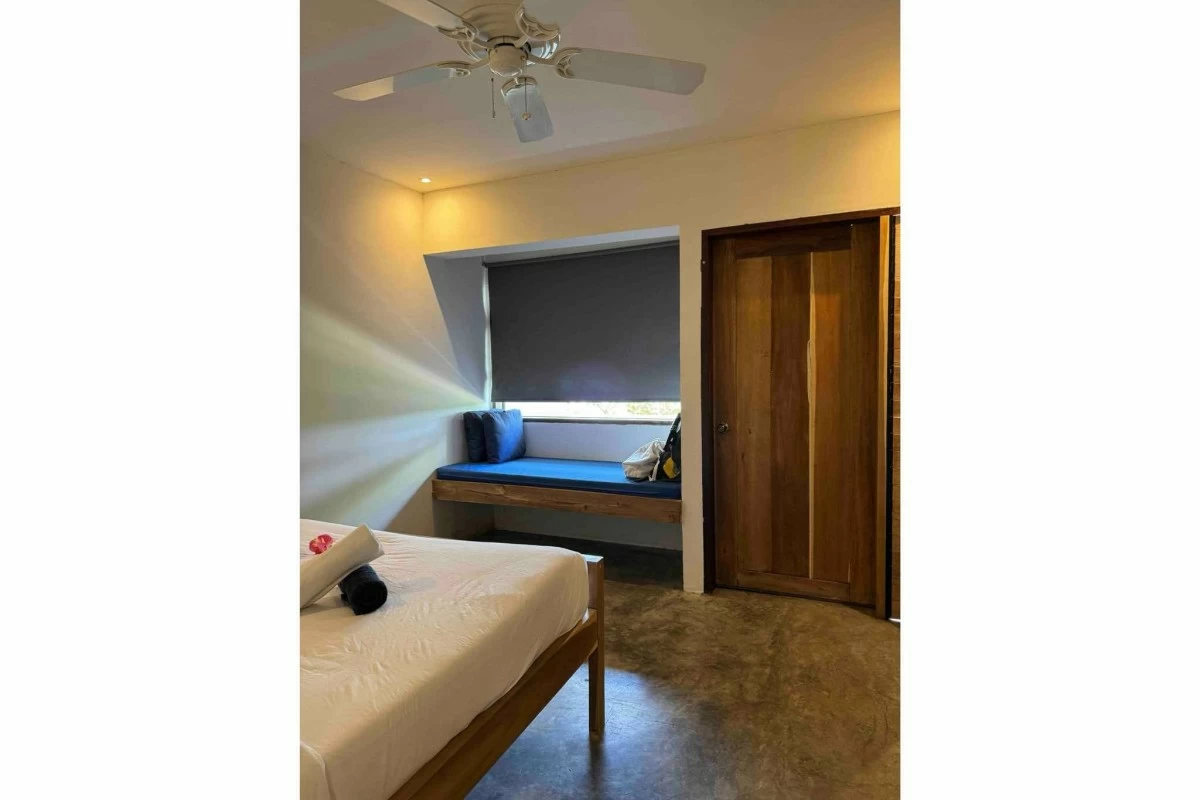 The hotel's spacious room