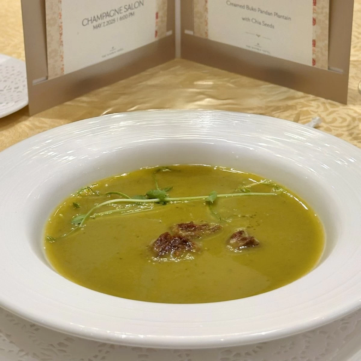 Papaine Moringa with Crisps Soup