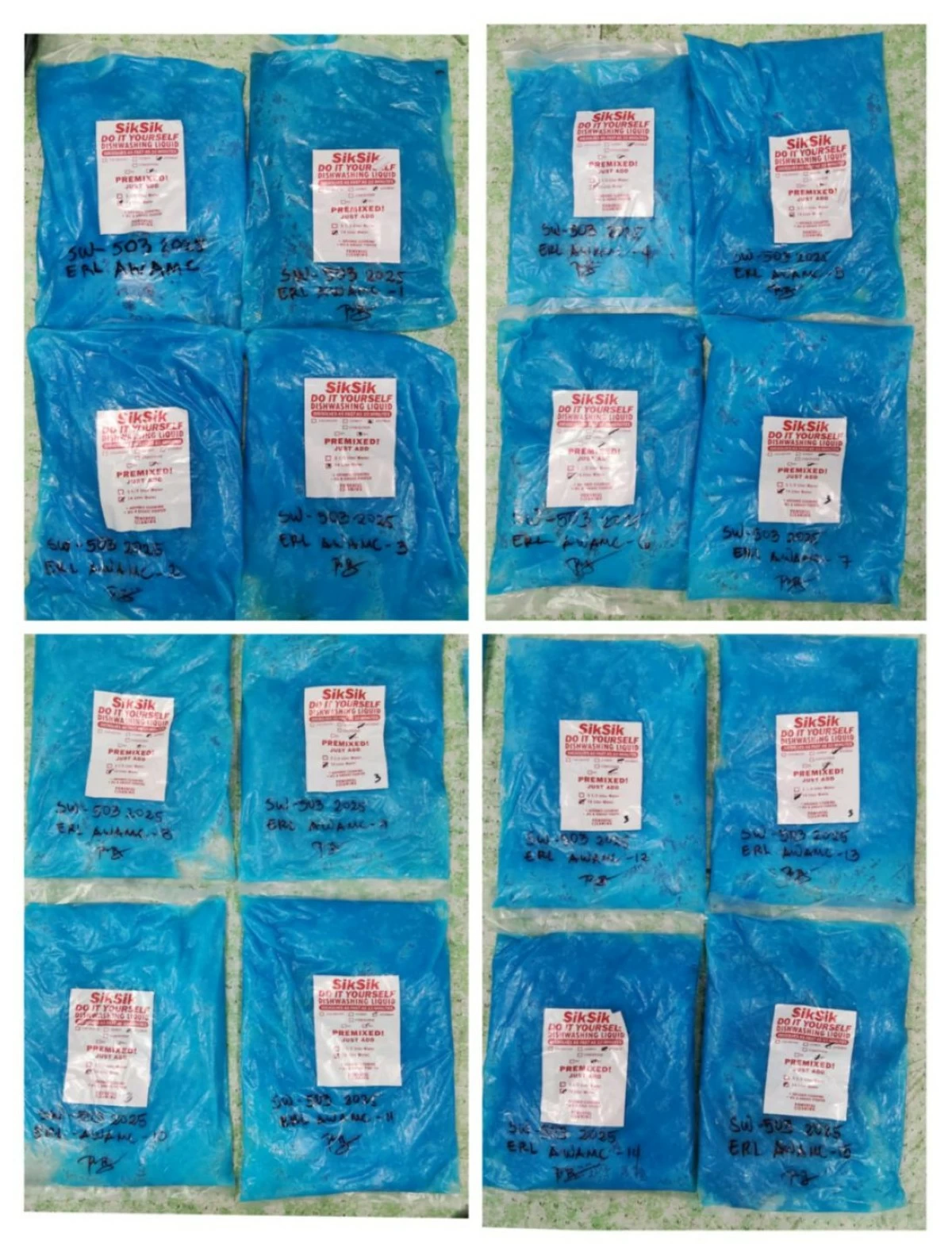 Confiscated pieces of evidence from the suspect. (Photo from NPD-PIO)