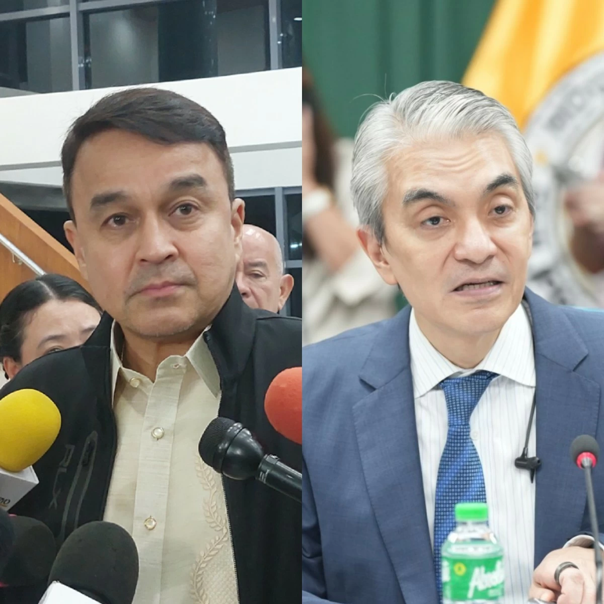 Surigao del Norte 2nd district Rep. Robert Ace Barbers (left), Navotas City lone district Rep. Toby Tiangco's (MANILA BULLETIN, PPAB)