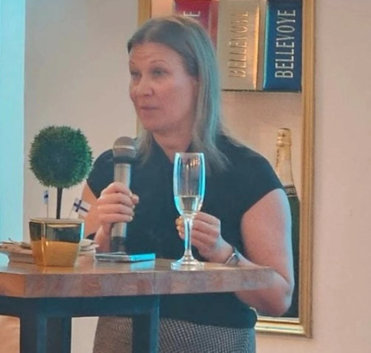 The Ambassador of the Finland Embassy Saija Nurminen  