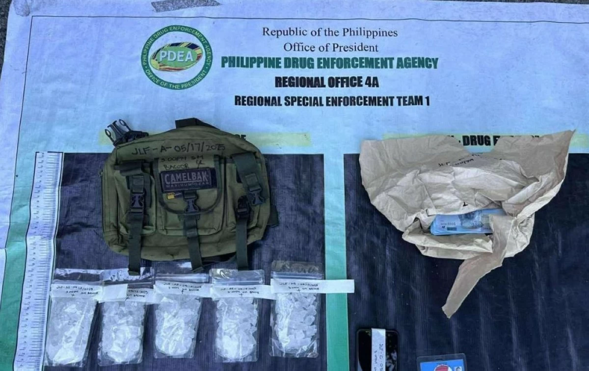 Authorities seized P3.4-million worth of suspected shabu and nabbed a high-value personality in Bacoor City on May 17 (Photo from PDEA Calabarzon/MANILA BULLETIN)