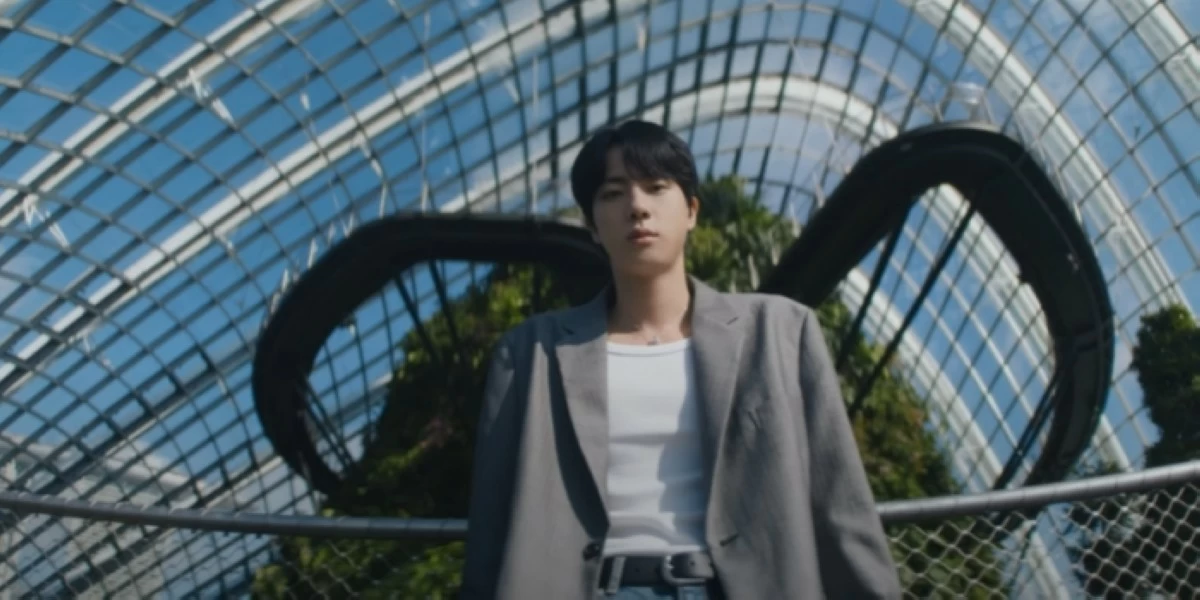 BTS' Jin in the music video (Big Hit Music)