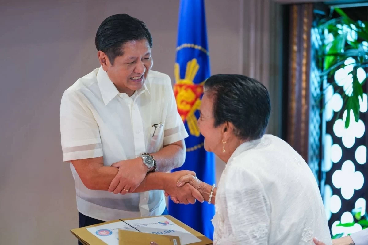 President Ferdinand "Bongbong" Marcos Jr. (standing) (Facebook)