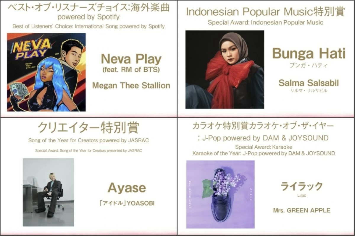 Music Awards Japan 2025 winners (Photo from Music Awards Japan)