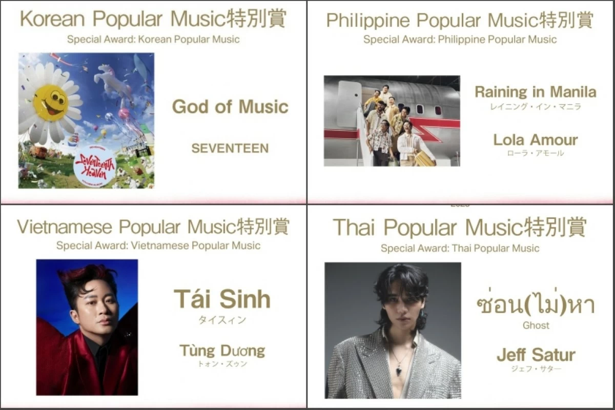 Music Awards Japan 2025 winners (Photo from Music Awards Japan)