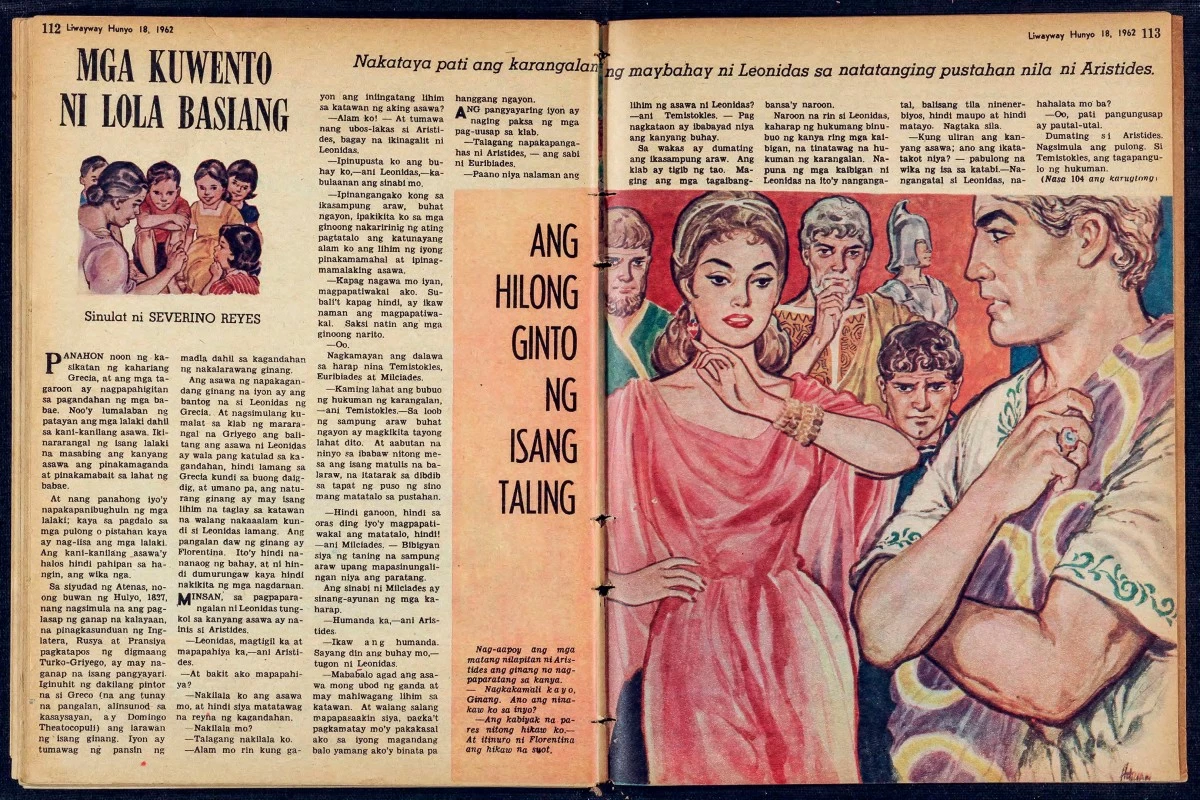 'Mga Kwento ni Lola Basiang' published in Liwayway Magazine (Photo from Liwayway Magazine)