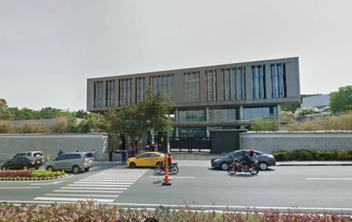 The Korean Embassy in the Philippines in Taguig (Screenshot from Google Maps)