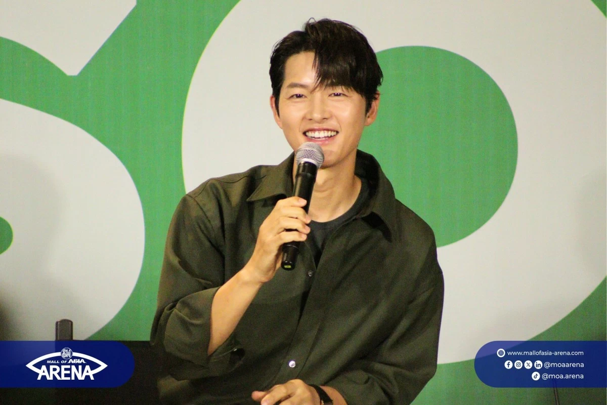 Korean actor Song Joong Ki (Image courtesy of SM MOA Arena) 
