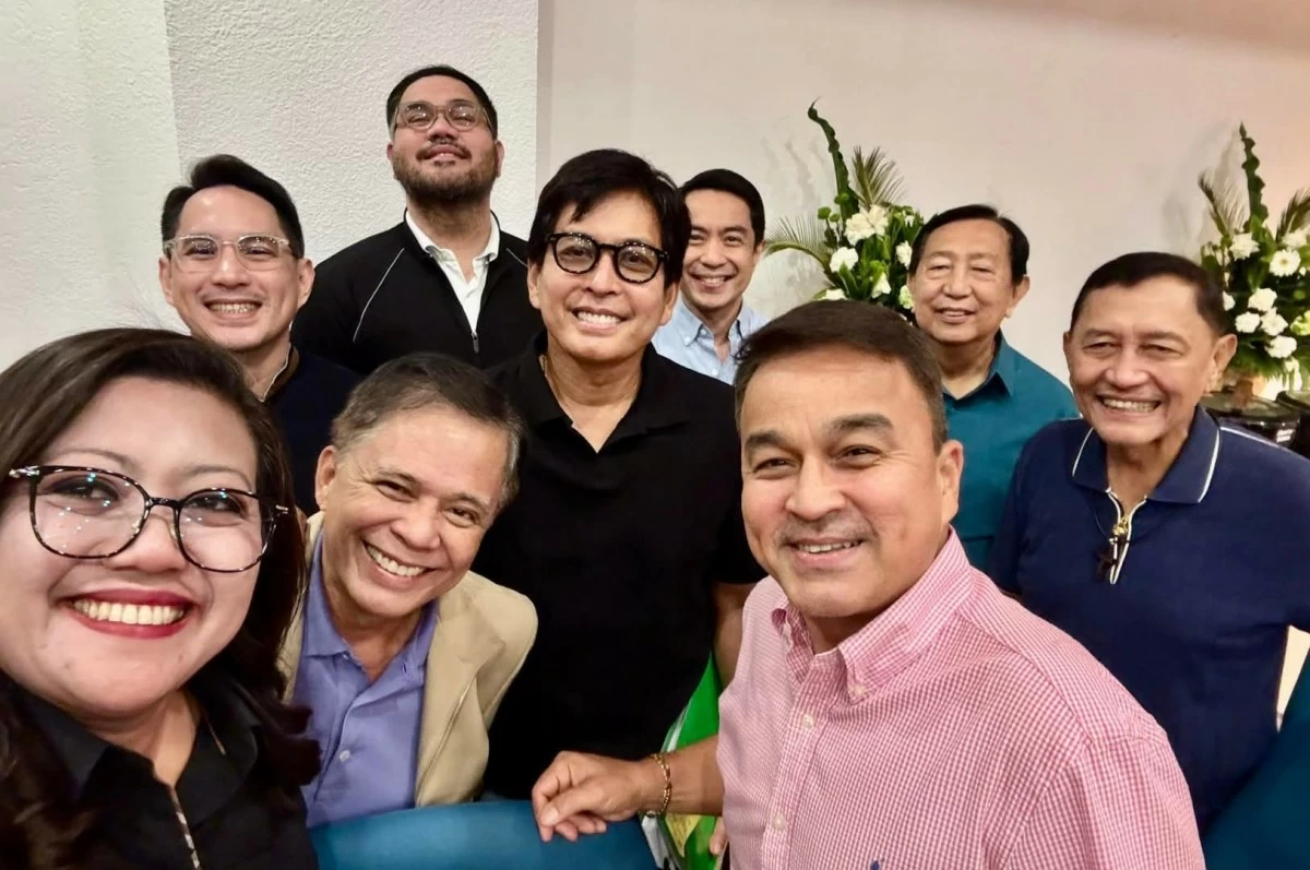 From left to right: Reps. Gerville Luistro, Zia Alonto Adiong, Joseph Stephen Paduano, Paolo Ortega, Dan Fernandez, Ernix Dionisio, Robert Ace Barbers, Romeo Acop, Benny Abante (Facebook)