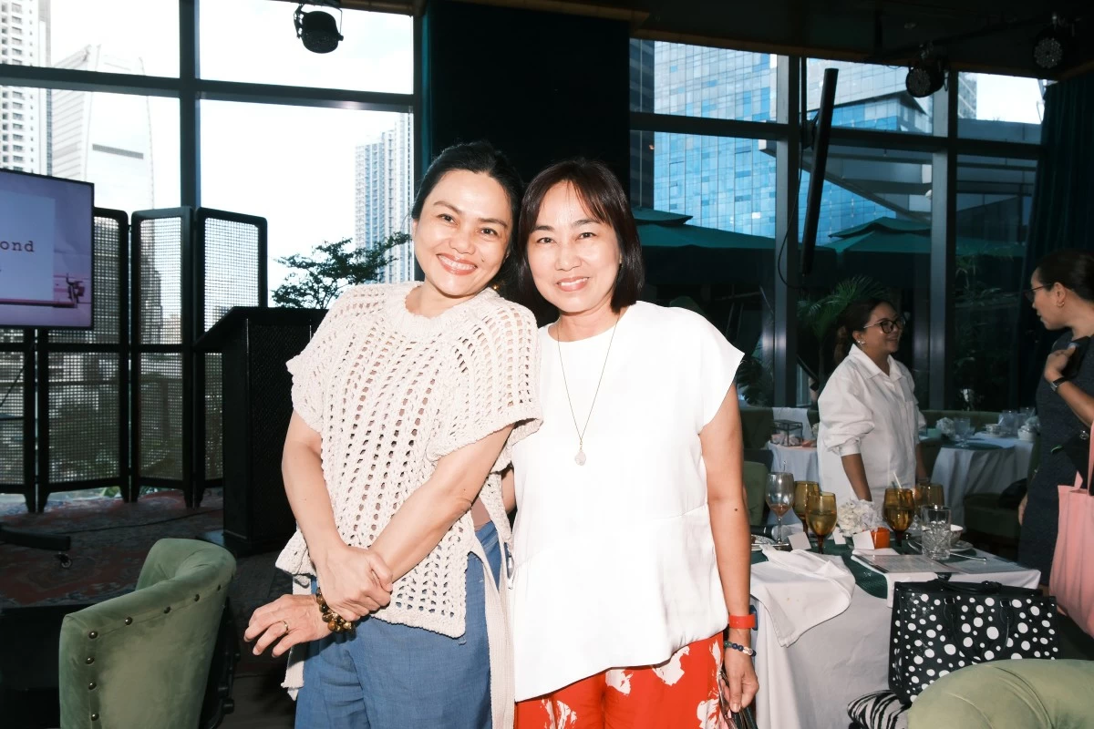 Dinah Ventura and Jing Lejano
