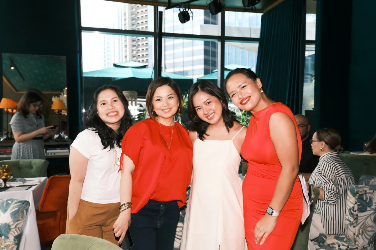 Maita de Jesus, Marga Tupaz, Elaine Reyes, and Justin Convento
