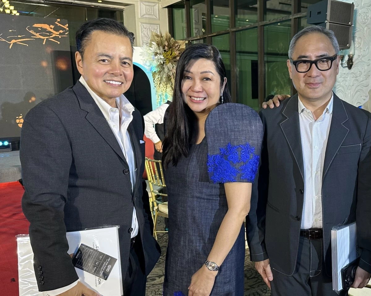 Anton Mendoza, Cathy Saldaña-Siegel, and Ed Calma