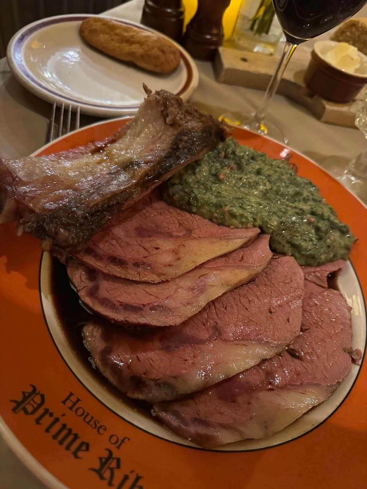 Steak from House of Prime Rib on Van Ness downtown