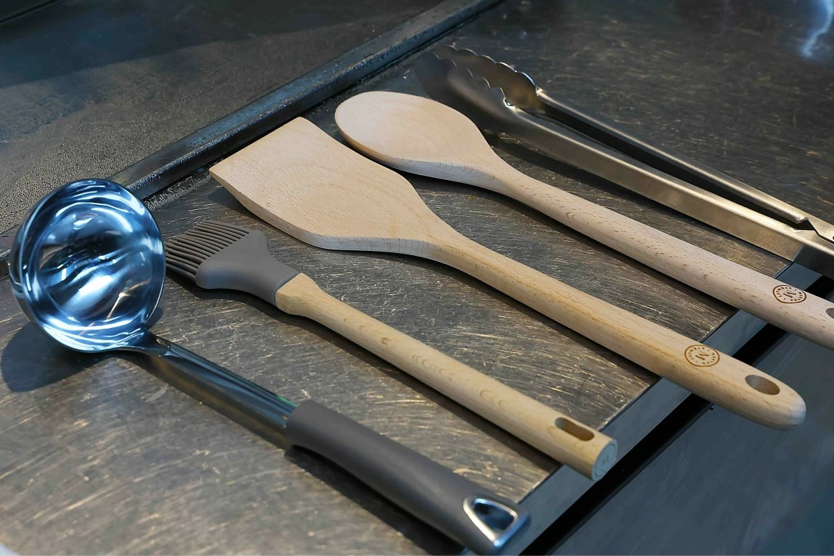 TOOLS OF THE TRADE Martha Stewart kitchen utensils help make kitchen work easier