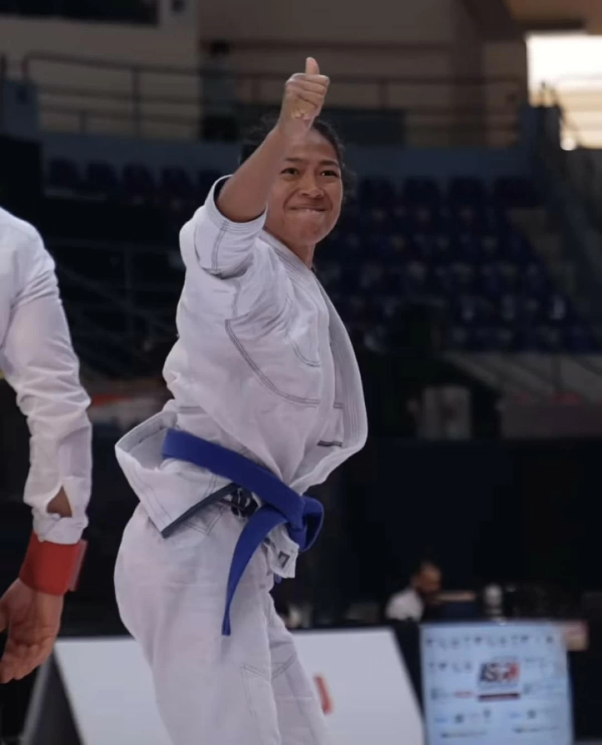 Annie Ramirez bags the country's lone gold medal at the Asian Jiu-Jitsu Championships. (Screengrab from Jiu-Jitsu Asian Union)