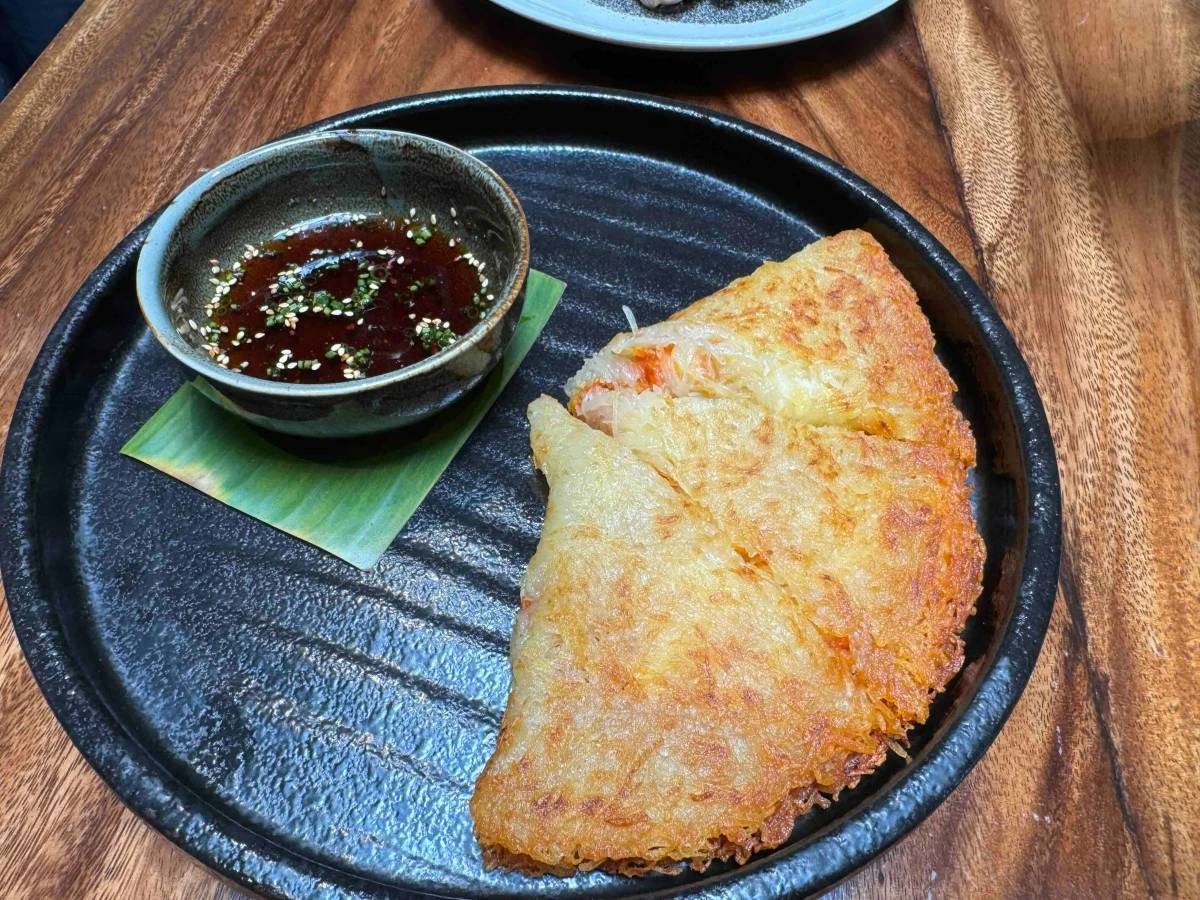 Potato Cheese Kimchi Pancake