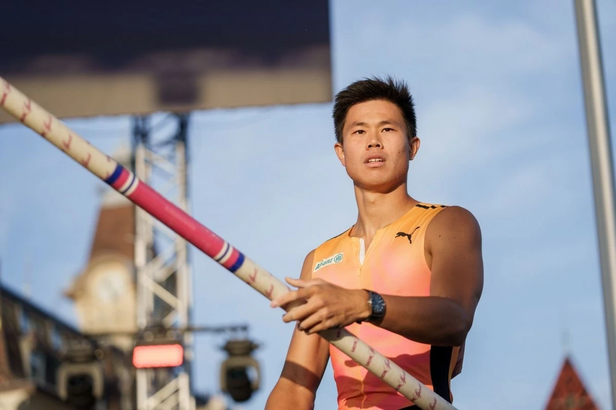 EJ Obiena seeks to retain his Asian Athletics Championships title in men's pole vault. (File Photo)