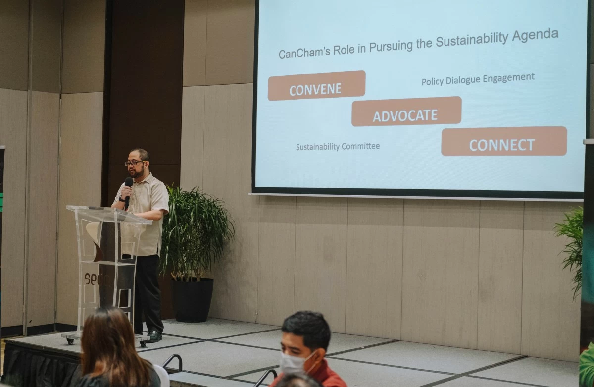 Chris Ilagan, president at CanCham, pushes for incentivization and circular solutions.