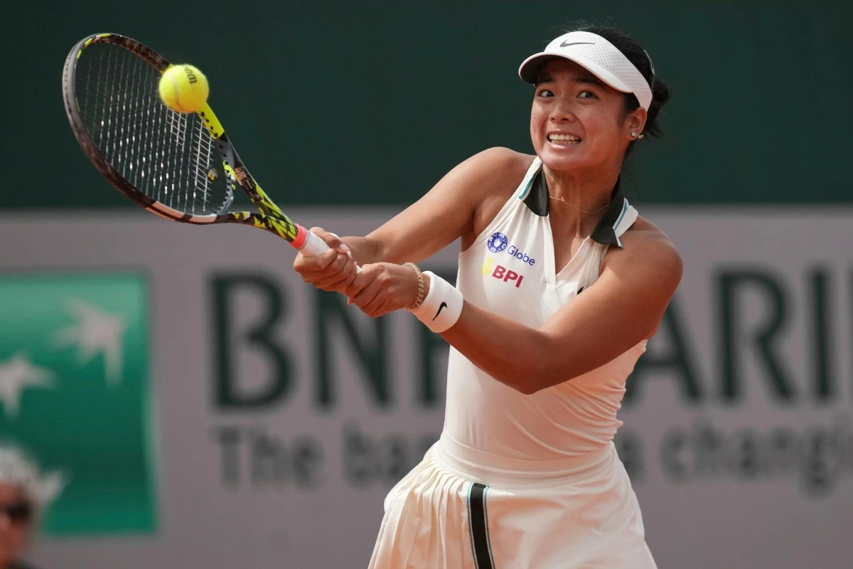 Alex Eala's French Open campaign comes to an end after she and Renata Zarazua lose in the women's doubles second round. (File Photo/AP)