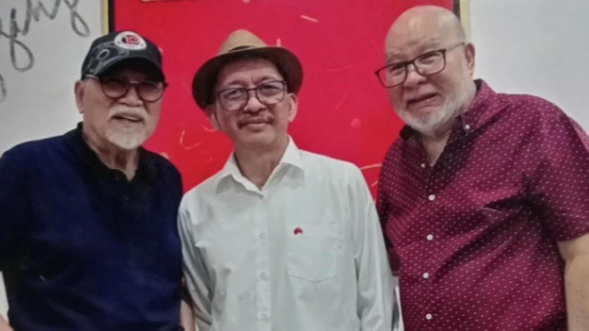 MEET THE ARTISTS From left: Juno Galang, August Santiago, and Raul Isidro.