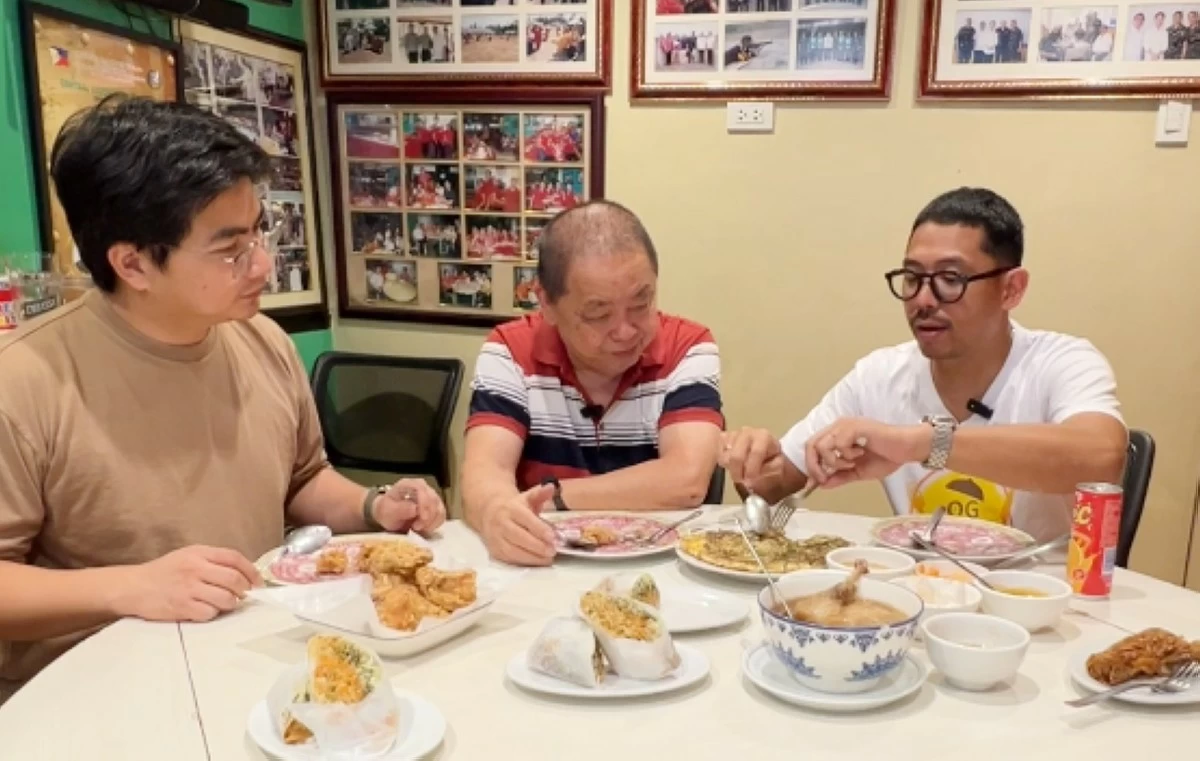 Marvin Uy and Peter Uy, owners of Sincerity Café and Restaurant, and Chef Godfrey Kim Dalisay, sous chef of Taal Vista Hotel