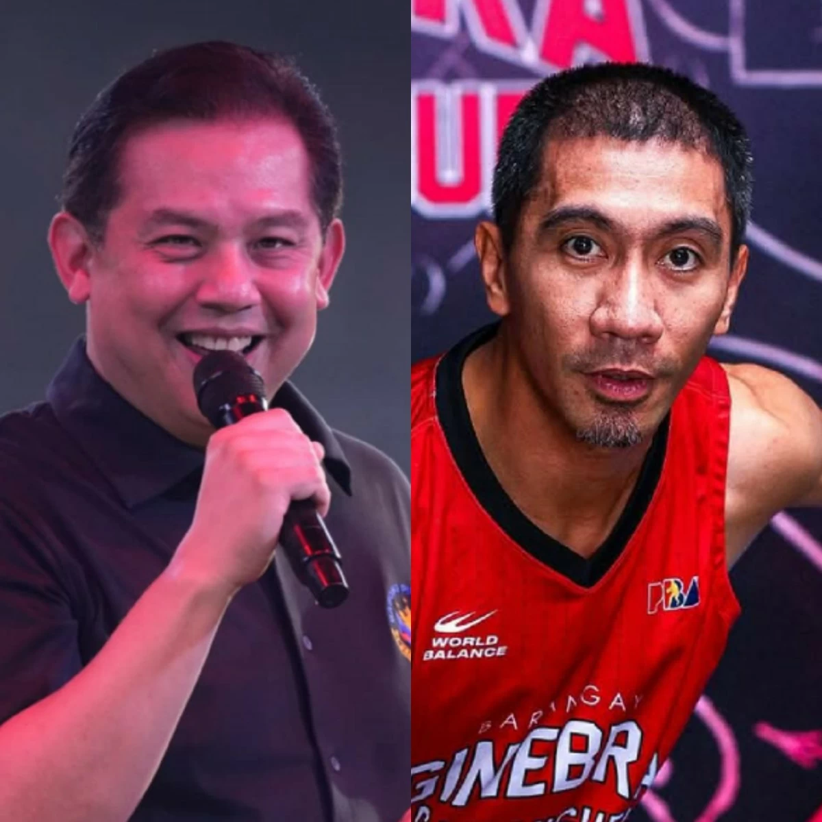 House Speaker Martin Romualdez (left), LA Tenorio (Speaker’s office, Facebook)