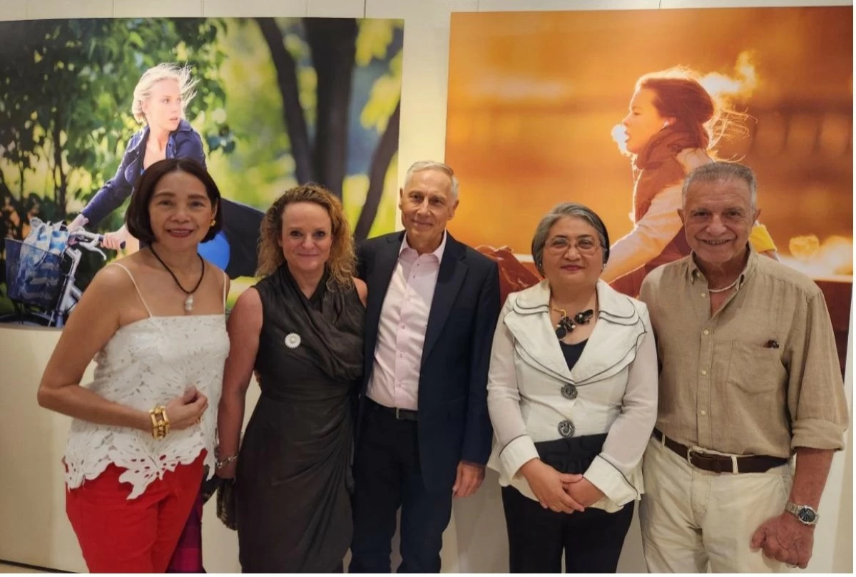 Marivic Rufino of Philippine Red Cross – Rizal Chapter, Mme. Eva Wollerup Fischer Melbin, Ambassador Franz-Michael Mellbin, Ambassador Hjayceelyn M. Quintana, and Miguel Realmonte