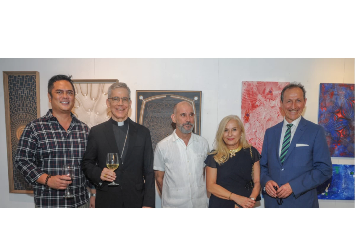 Martin Andanar with Ambassador Dean of the Diplomatic Corps. Papal Nuncio Archbishop Charles John Brown III, Spain Ambassador Miguel Utray Delgado, Mme. Roswitha Brieger and spouse Austria Ambassador Johann Brieger